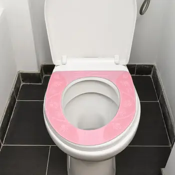 На кутията на седалката на тоалетната чиния Подложка за седалката на тоалетната чиния Моющаяся издънка за домашна употреба