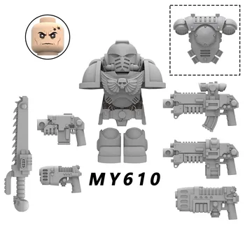 MY606-610 Монтаж на строителни блокове на детски играчки детски пъзел Trooper Force 99 Хънтър Crosshair Wrecker Echo Cody Тухлени Фигурки