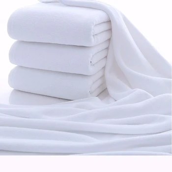 Висококачествено утолщенное голямо кърпи за баня, бяло впитывающее кърпа за сауна, хотела, дома, кърпа от микрофибър за тялото