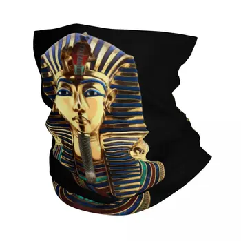Древен Египет Забрадка на Фараон Тутанкамон Зимни Шейная Топло Ветрозащитная Обвивка Шал за Лице за Ски Египетски Цар Тук Гетра Превръзка На главата